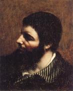 Gustave Courbet, Self-Portrait with Striped Collar